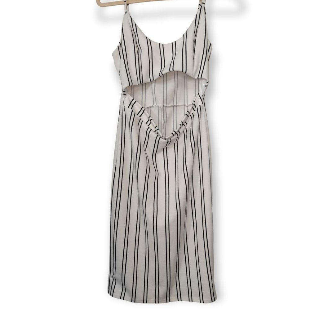SALE ITEM Cut Out Striped Dress - Picture 2 of 10